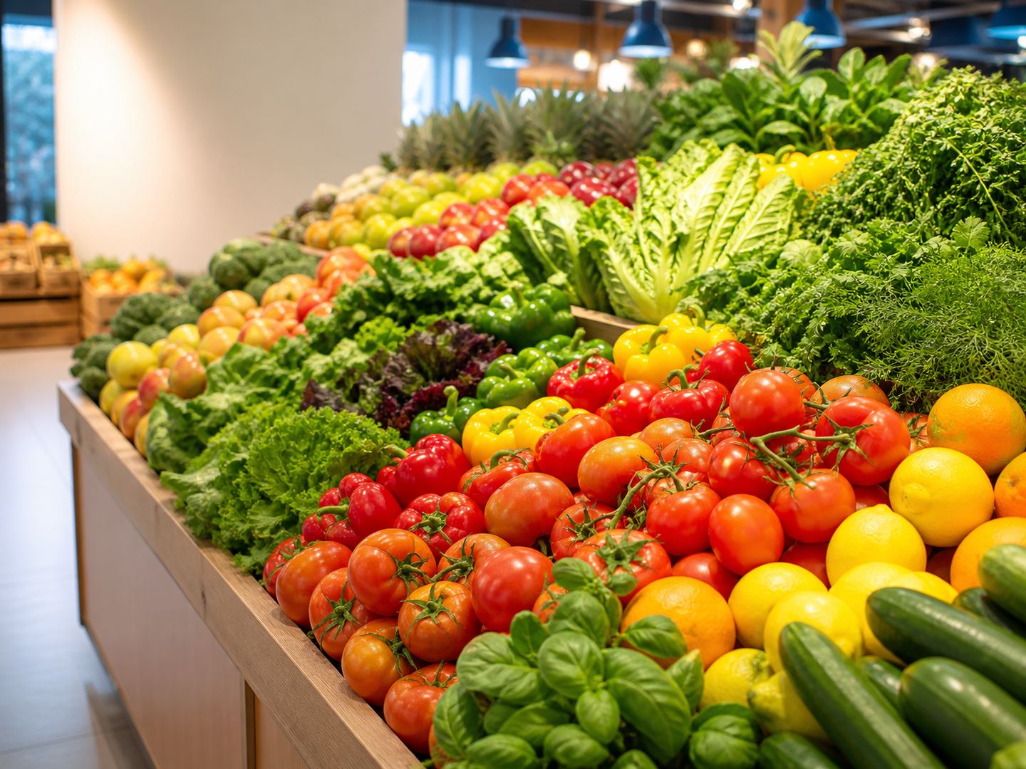 AI-generated concept of fresh produce